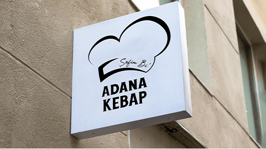 Bi Adana Kebap logo ve kartivizit tasarımı