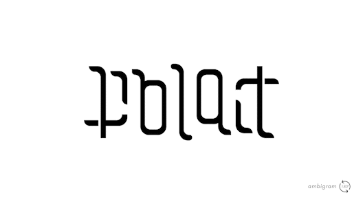 Polat ambigram logo tasarımı